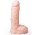 HUNG SYSTEM - DILDO REALISTA COR NATURAL CESAR 19 CM - D-223080 - Dona Pimenta