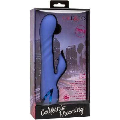 CALIFORNIA EXOTICS - LA LOVE VIBRADOR & SUCKER BLUE POR CALIFORNIA DREAMING - D-239403 - Dona Pimenta