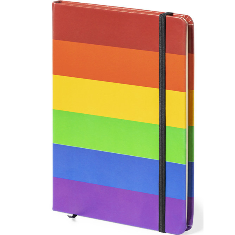 ORGULHO - BANDEIRA LGBT CADERNO 15 x 21 - D-235565 - Dona Pimenta ORGULHO - BANDEIRA LGBT CADERNO 15 x 21 - D-235565 - Dona Pimenta