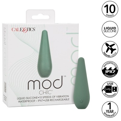 CALIFORNIA EXOTICS - ESTIMULADOR MOD CHIC VERDE - D-239398 - Dona Pimenta