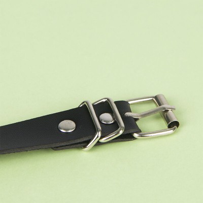 SUBBLIME - CORRENTE CUORO CINTO PRETO TAMANHO ÚNICO - D-239267 - Dona Pimenta
