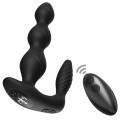 ARMONY - VIBRADOR E ESTIMULADOR MANFUN PLUG ANAL CONTROLE REMOTO PRETO - D-238048 - Dona Pimenta