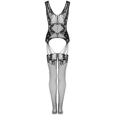 LIVCO CORSETTI FASHION - JULOVE BODYSTOCKING PRETO TAMANHO ÚNICO - D-239507 - Dona Pimenta