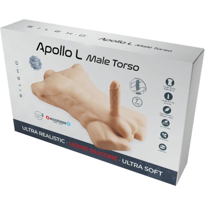 SILEXD - APOLLO L TORSO MASCULINO REALISTA - D-239800 - Dona Pimenta