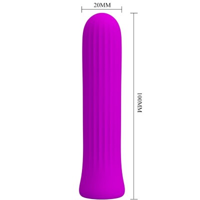 PRETTY LOVE - VIBRADOR ESTIMULADOR BLANCHE ROSA - D-237412 - Dona Pimenta
