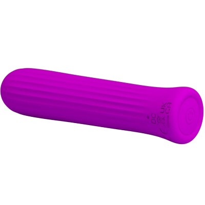 PRETTY LOVE - VIBRADOR ESTIMULADOR BLANCHE ROSA - D-237412 - Dona Pimenta