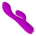 PRETTY LOVE - VIBRADOR DE COELHO RECARREGVEL GLORIA - ROXO IMPERMEVEL - D-237378 - Dona Pimenta