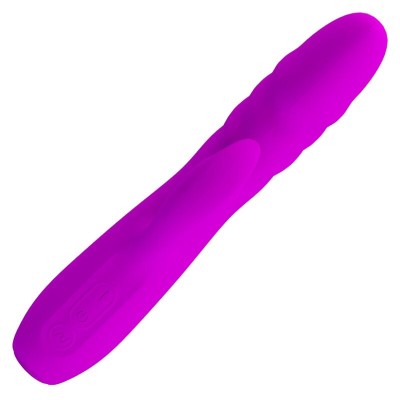 PRETTY LOVE - VIBRADOR DE COELHO RECARREGVEL MELANIE ROXO - D-237388 - Dona Pimenta