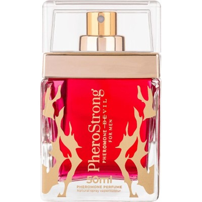 PHEROSTRONG - PERFUME DE FEROMÔNIOS DEVIL PARA HOMEM 50 ML - D-240027 - Dona Pimenta