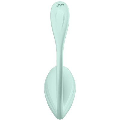 SATISFYER - ESTIMULADOR DE PÉTALA LISA G-POINT ÁGUA VERDE APLICATIVO GRATUITO - D-239489 - Dona Pimenta