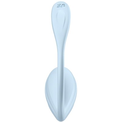 SATISFYER - ESTIMULADOR DE PONTO G DE PÉTALA LISA CÉU AZUL APLICATIVO GRATUITO - D-239490 - Dona Pimenta