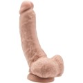 GET REAL - DILDO 20,5 CM COM BOLAS PELE - D-234569 - Dona Pimenta
