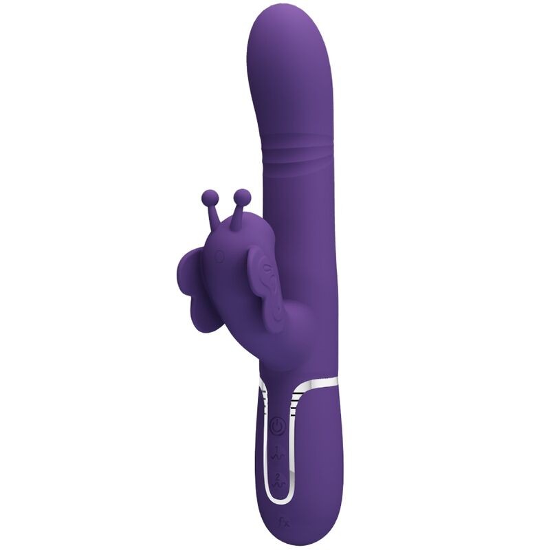 PRETTY LOVE - VIBRADOR COELHO MULTIFUNÇÕES 4 EM 1 BORBOLETA ROXO - D-239893 - Dona Pimenta PRETTY LOVE - VIBRADOR COELHO MULTIFUNÇÕES 4 EM 1 BORBOLETA ROXO - D-239893 - Dona Pimenta