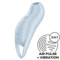 SATISFYER - ESTIMULADOR DE CLITÓRIS POCKET PRO 1 AZUL CLARO - D-239972 - Dona Pimenta