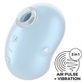 SATISFYER - VIBRADOR CUTIE GHOST LAY-ON AZUL CLARO - D-239976 - Dona Pimenta