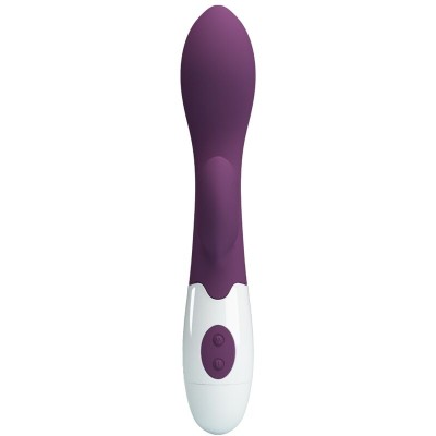 PRETTY LOVE - VIBRADOR G-SPOT BRILHANTE ROXO - D-239763 - Dona Pimenta