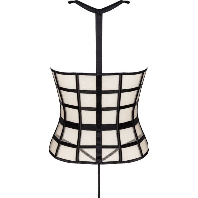 LIVCO CORSETTI FASHION - LAURA LC 20215 CORSET + TANGA S/M - D-241531 - Dona Pimenta