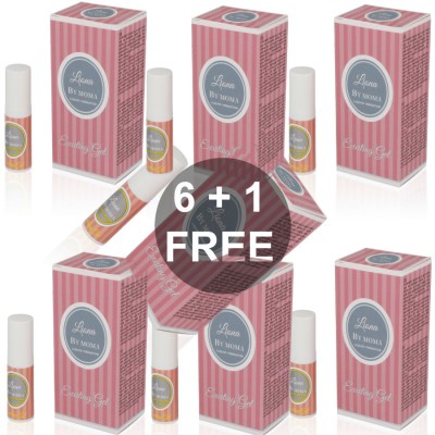 LIONA BY MOMA VIBRATOR LÍQUIDO EXCITANTE GEL 6 + 1 GRÁTIS - D-216956 - Dona Pimenta