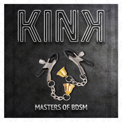 KINK - PINÇAS PINGENTE SINO DOURADO 6 CM - D-240937 - Dona Pimenta