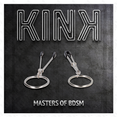 KINK - PINÇAS FINAS COM O-RING 7 CM - D-240961 - Dona Pimenta