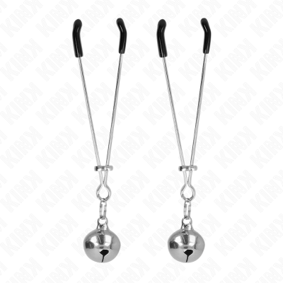 KINK - PINÇAS DE BINO FINAS PRATA 7 CM - D-240964 - Dona Pimenta