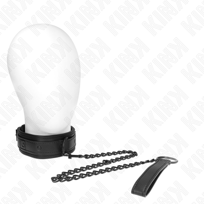 KINK - COLAR DE NEOPRENE BONDAGE MODELO 2 COM CINTO 78 CM AJUSTÁVEL 37,5 X 49,5 CM - D-240760 - Dona Pimenta