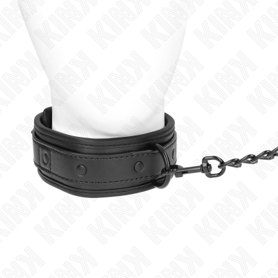 KINK - COLAR DE NEOPRENE BONDAGE MODELO 2 COM CINTO 78 CM AJUSTÁVEL 37,5 X 49,5 CM - D-240760 - Dona Pimenta