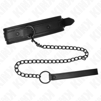 KINK - COLAR DE NEOPRENE BONDAGE MODELO 2 COM CINTO 78 CM AJUSTÁVEL 37,5 X 49,5 CM - D-240760 - Dona Pimenta