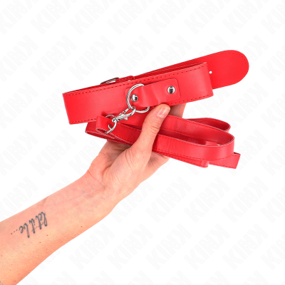 KINK - COLAR COM CINTO 116 CM ALÇA ROJO AJUSTÁVEL 32-50 CM X 8 CM - D-240764 - Dona Pimenta