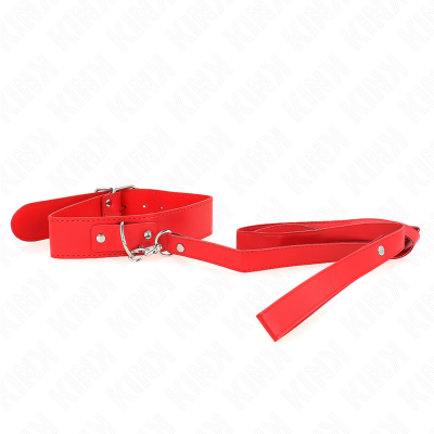 KINK - COLAR COM CINTO 116 CM ALÇA ROJO AJUSTÁVEL 32-50 CM X 8 CM - D-240764 - Dona Pimenta