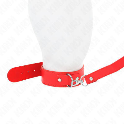 KINK - COLAR COM CINTO 116 CM ALÇA ROJO AJUSTÁVEL 32-50 CM X 8 CM - D-240764 - Dona Pimenta