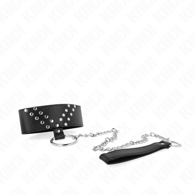 KINK - COLAR COM CINTO 65 CM COM REBITE V AJUSTÁVEL 36-43 CM X 5 CM - D-240771 - Dona Pimenta