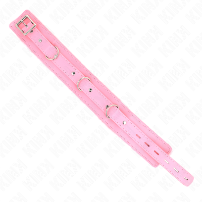 KINK - COLAR COM TRELA 65 CM COM RESTRIÇÕES ROSA 36-42 CM X 5,5 CM - D-240784 - Dona Pimenta