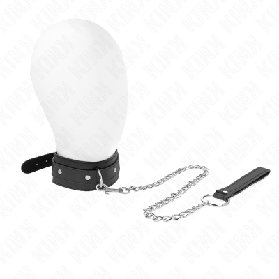 KINK - COLAR COM TRELA 65 CM 1 ANEL AJUSTÁVEL 38-49 CM X 5 CM - D-240791 - Dona Pimenta