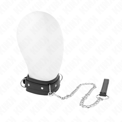 KINK - COLAR COM TRELA 65 CM 3 ANÉIS MODELO 1 AJUSTÁVEL 38-49 CM X 5 CM - D-240792 - Dona Pimenta