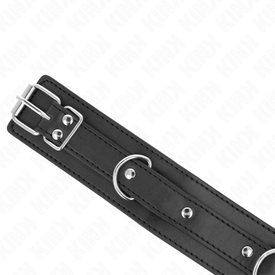 KINK - COLAR COM TRELA 65 CM 3 ANÉIS MODELO 1 AJUSTÁVEL 38-49 CM X 5 CM - D-240792 - Dona Pimenta