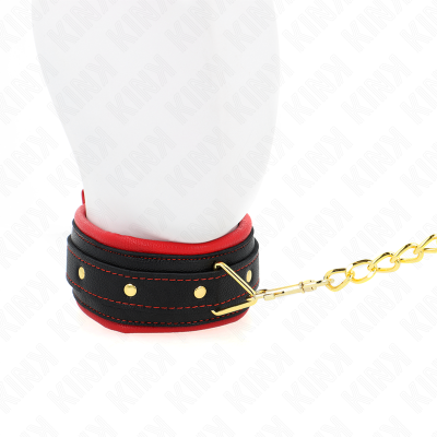 KINK - COLAR COM TRELA DE TECIDO LISO AJUSTÁVEL 33-48 CM X 5,7 CM - D-240806 - Dona Pimenta