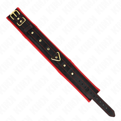 KINK - COLAR COM TRELA DE TECIDO LISO AJUSTÁVEL 33-48 CM X 5,7 CM - D-240806 - Dona Pimenta