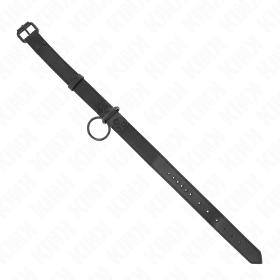 KINK - COLAR COM TRELA ESCURA 65 CM AJUSTÁVEL 37-54 CM X 3 CM - D-240807 - Dona Pimenta