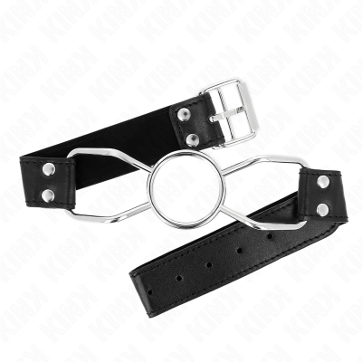 KINK - MORDAÇA BOCA DE ARANHA 60 X 3 CM TAMANHO M 4,5 CM - D-240829 - Dona Pimenta
