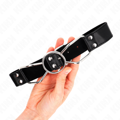 KINK - MORDAÇA BOCA DE ARANHA 60 X 3 CM TAMANHO M 4,5 CM - D-240829 - Dona Pimenta