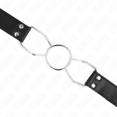 KINK - MORDAÇA BOCA DE ARANHA 60 X 3 CM TAMANHO M 4,5 CM - D-240829 - Dona Pimenta