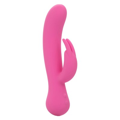 CALEXOTICS - FIRST TIME VIBRADOR COELHO RECARREGÁVEL ROSA - D-241412 - Dona Pimenta
