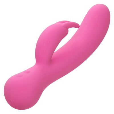 CALEXOTICS - FIRST TIME VIBRADOR COELHO RECARREGÁVEL ROSA - D-241412 - Dona Pimenta