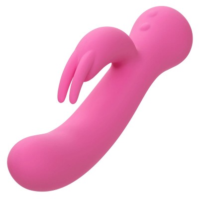CALEXOTICS - FIRST TIME VIBRADOR COELHO RECARREGÁVEL ROSA - D-241412 - Dona Pimenta