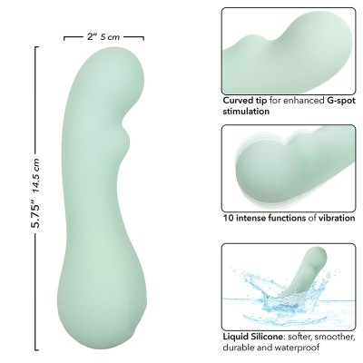 CALEXOTICS - PACIFICA BORA BORA ESTIMULADOR PONTO G 10 VIBRAÇÕES AQUA - D-241418 - Dona Pimenta