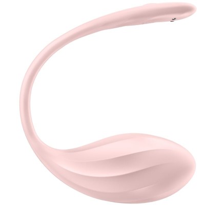 SATISFYER - RIBBED PETAL ESTIMULADOR DE CONTROLE REMOTO G POINT ROSE COM APLICATIVO GRATUITO - D-240553 - Dona Pimenta