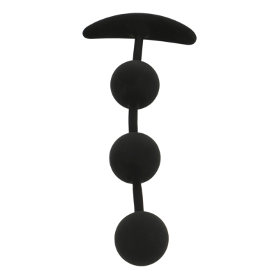 BLACK&SILVER&trade; - ROSÁRIO ANAL HARRY&trade; 3 ESFERAS DE SILICONE 14 CM - D-234772 - Dona Pimenta