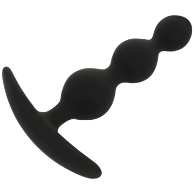 BLACK&SILVER&trade; - CORRENTE DE BOLA ANAL RUPERT 10 CM - D-234774 - Dona Pimenta