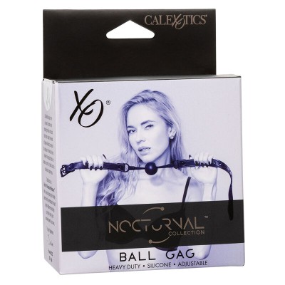 CALEXOTICS - NOCTURNAL MORDAÇA DE BOLA SILICONE PRETO - D-241421 - Dona Pimenta